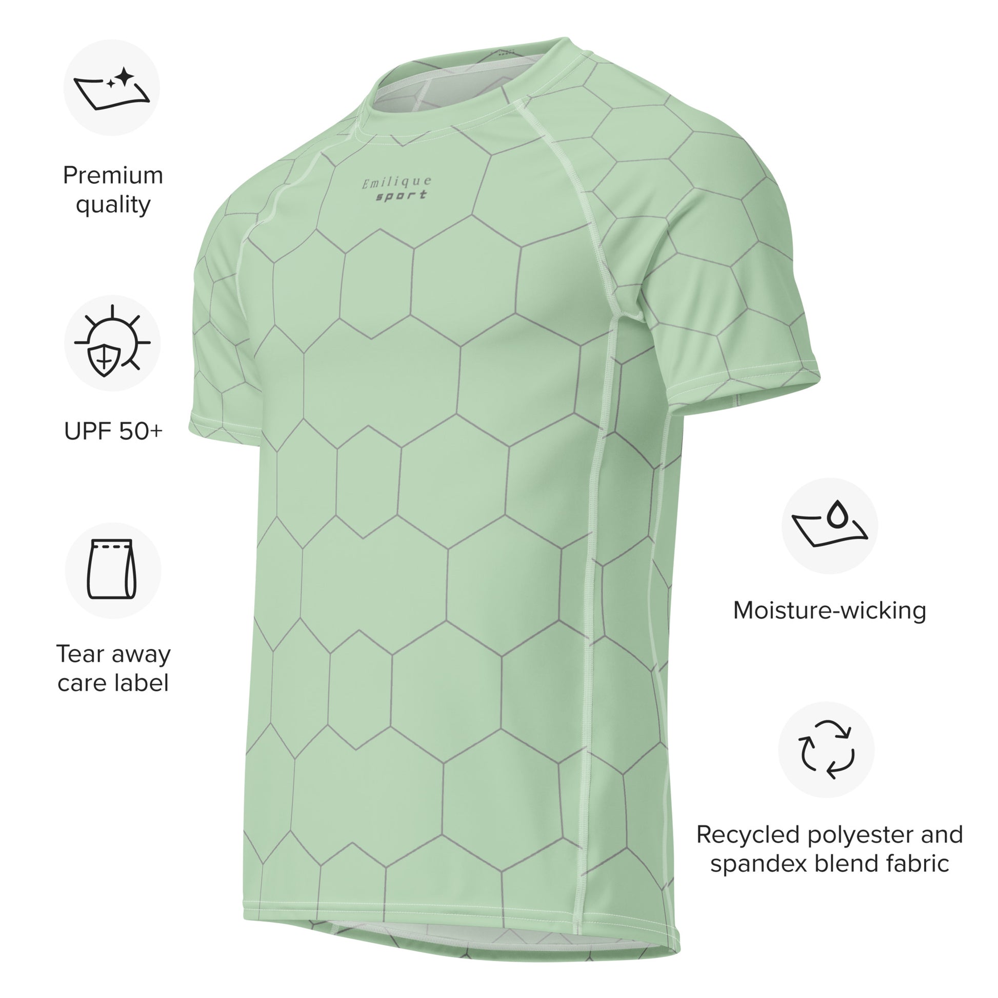Men’s Short Sleeve Honeycomb Guard - Sage