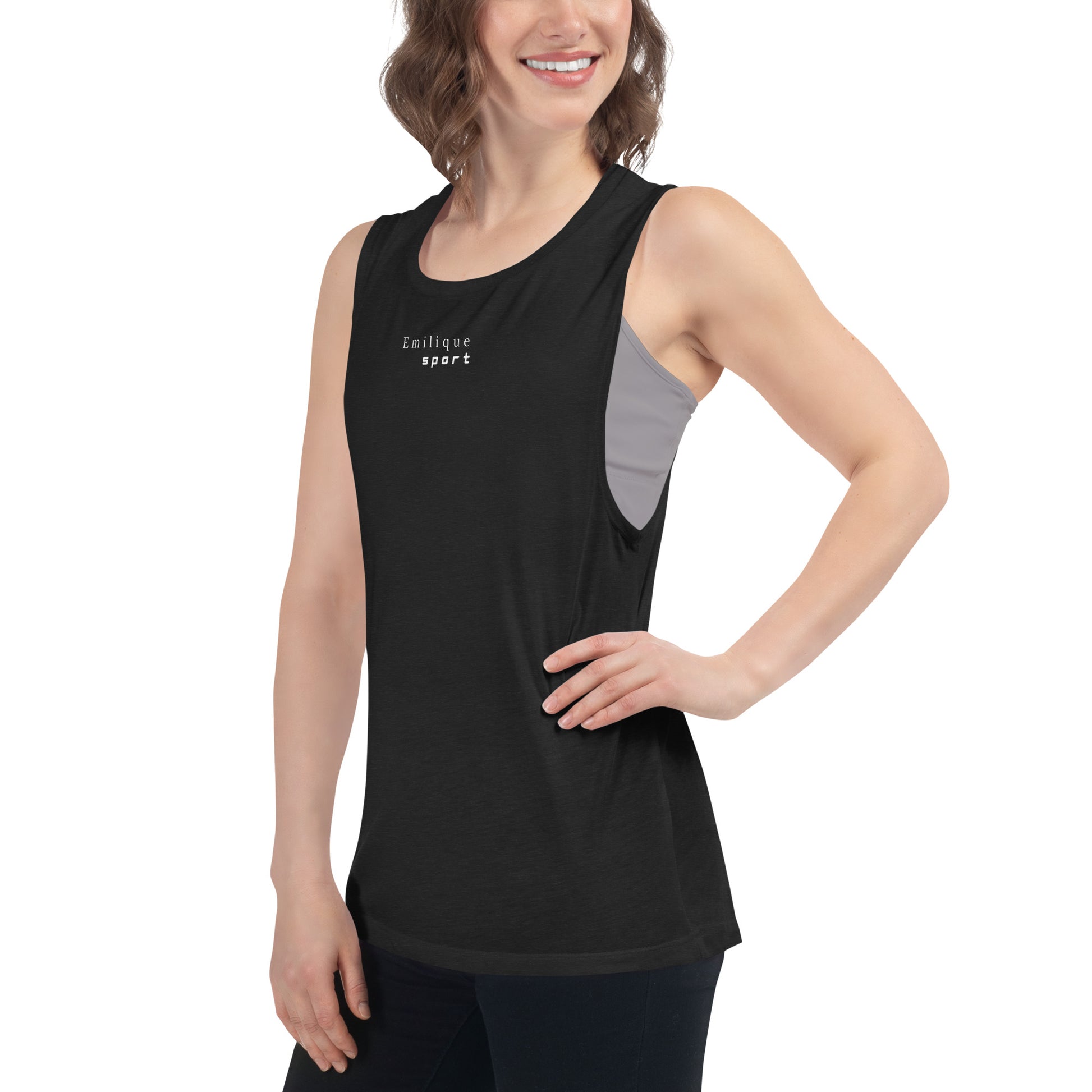 Ladies’ Muscle Tank - Black