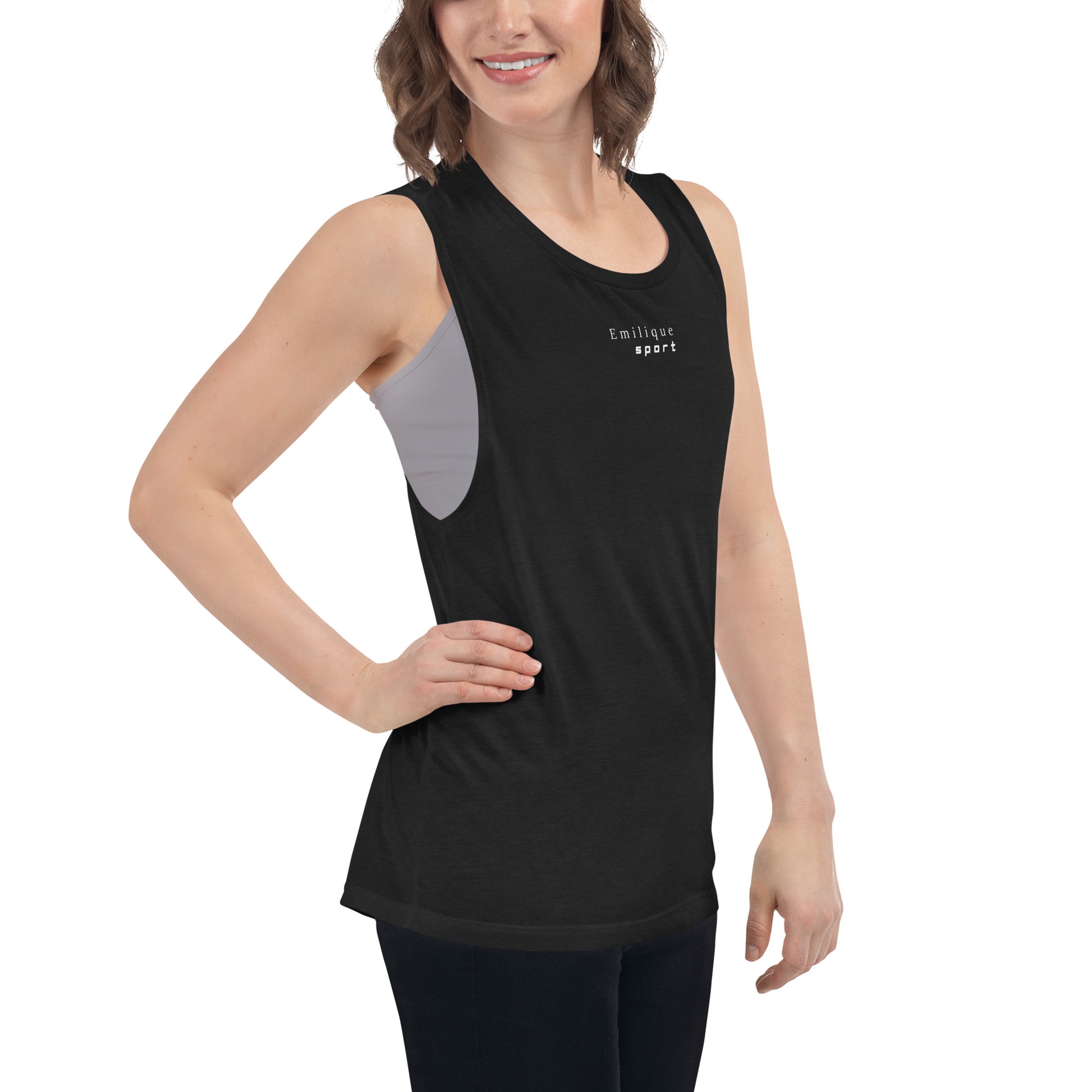 Ladies’ Muscle Tank - Black