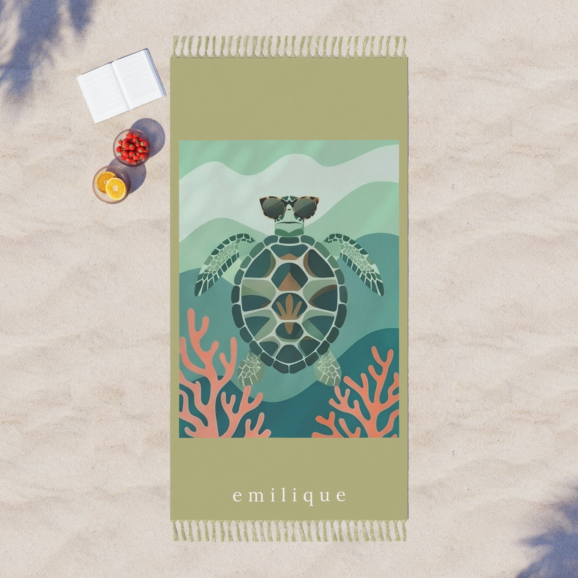 Boho Beach Towel | Chill Mode: Activated