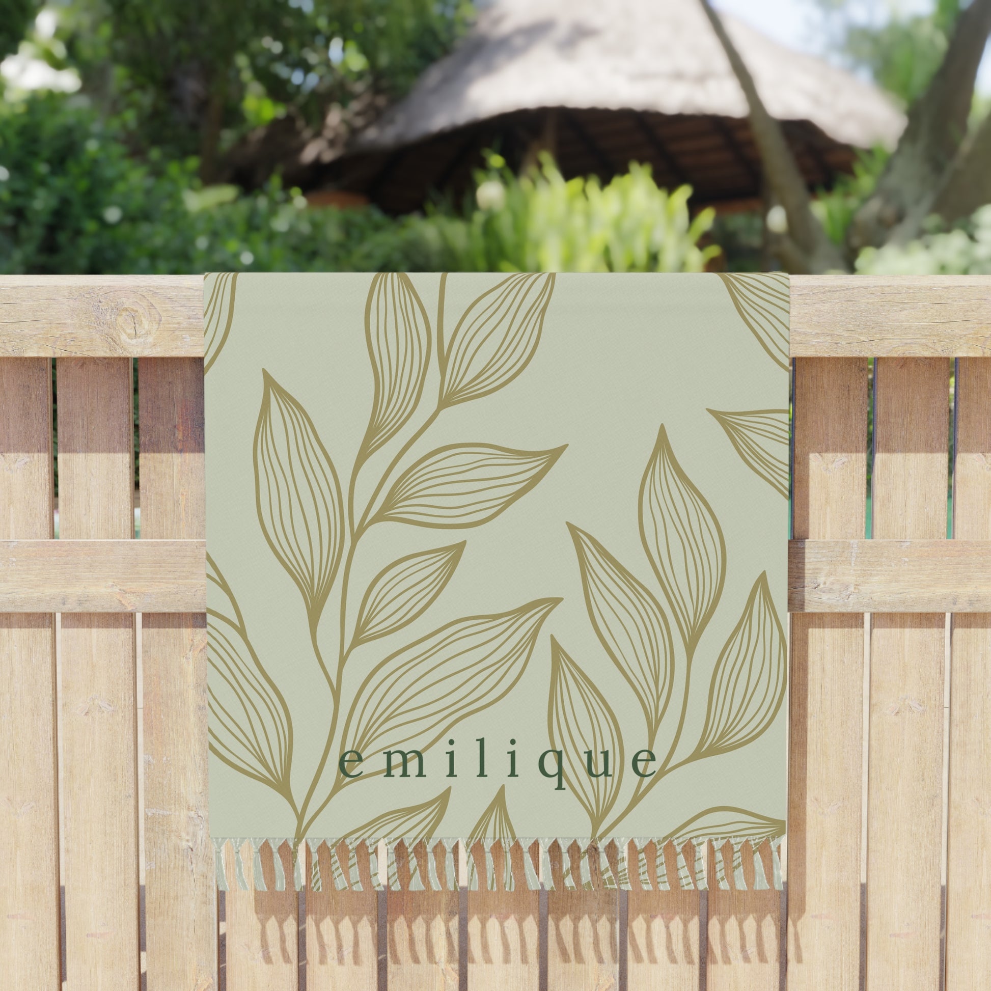 Boho Beach Towel | Leaf Luxe