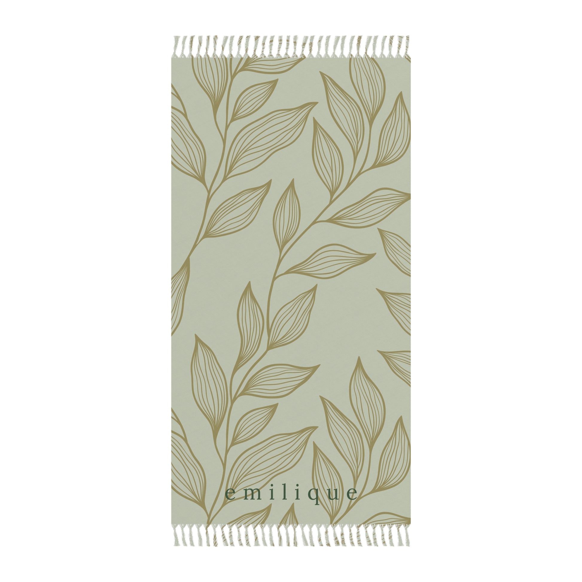 Boho Beach Towel | Leaf Luxe