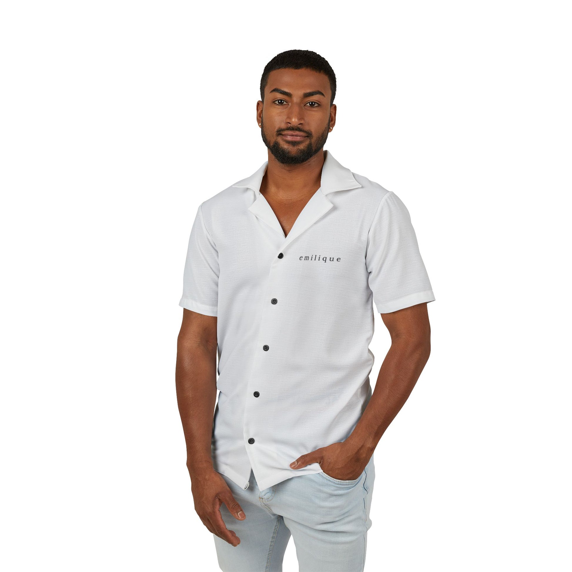 Hawaiian Camp Shirt | Signature Blanc