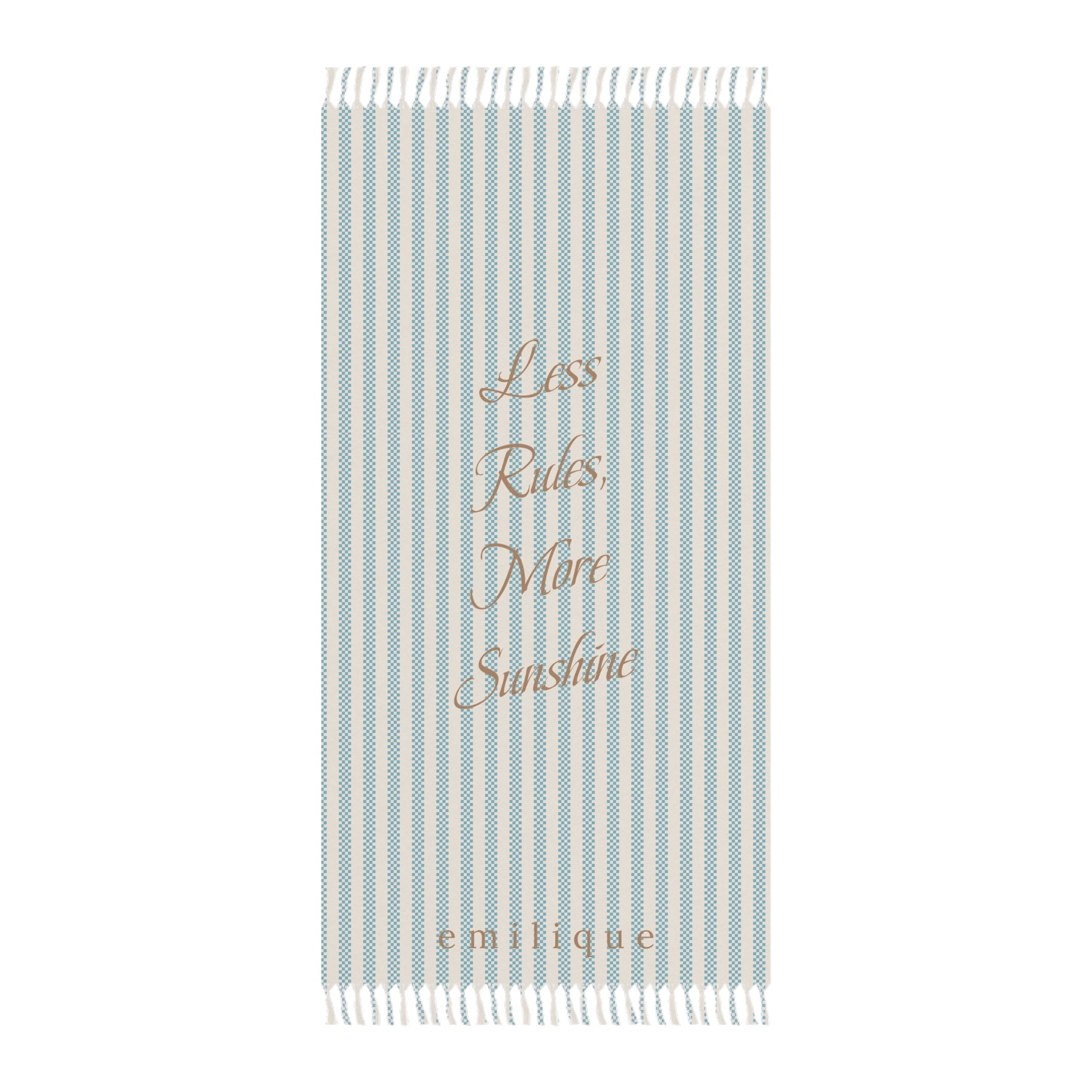 Boho Beach Towel | Less Rules, More Sunshine
