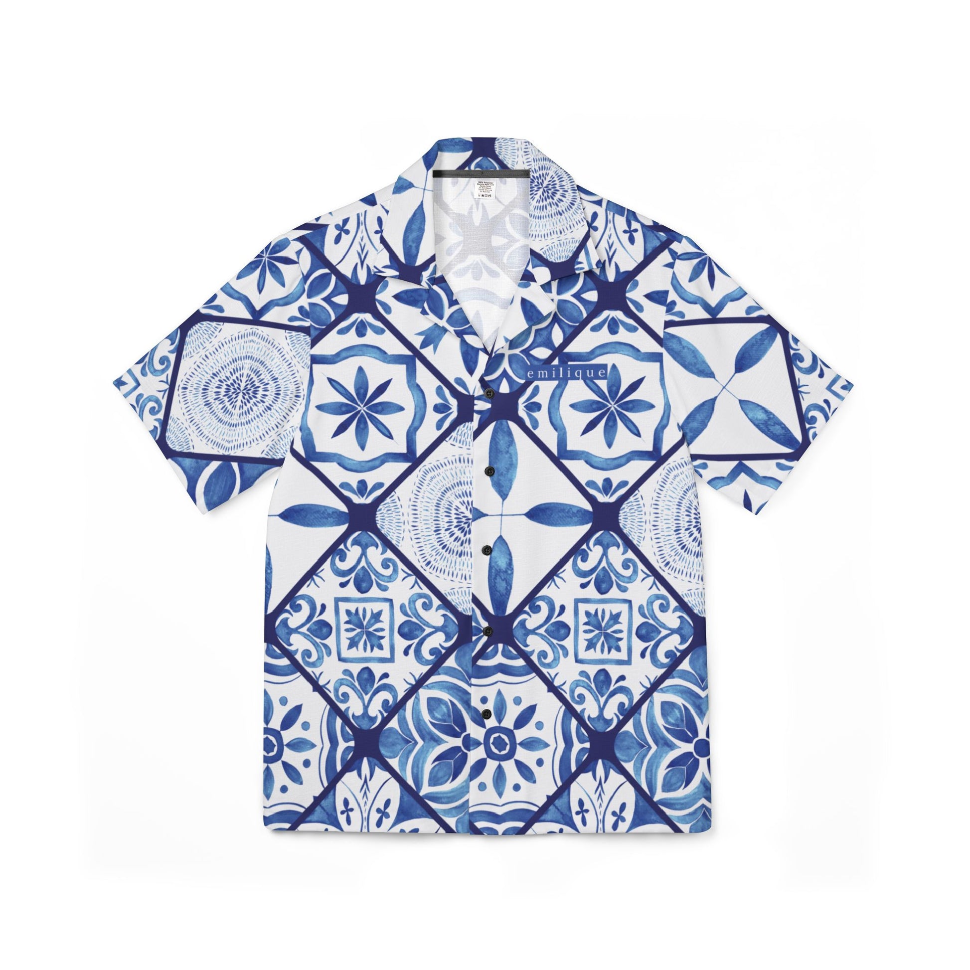 Hawaiian Camp Shirt | Azulejo Dream