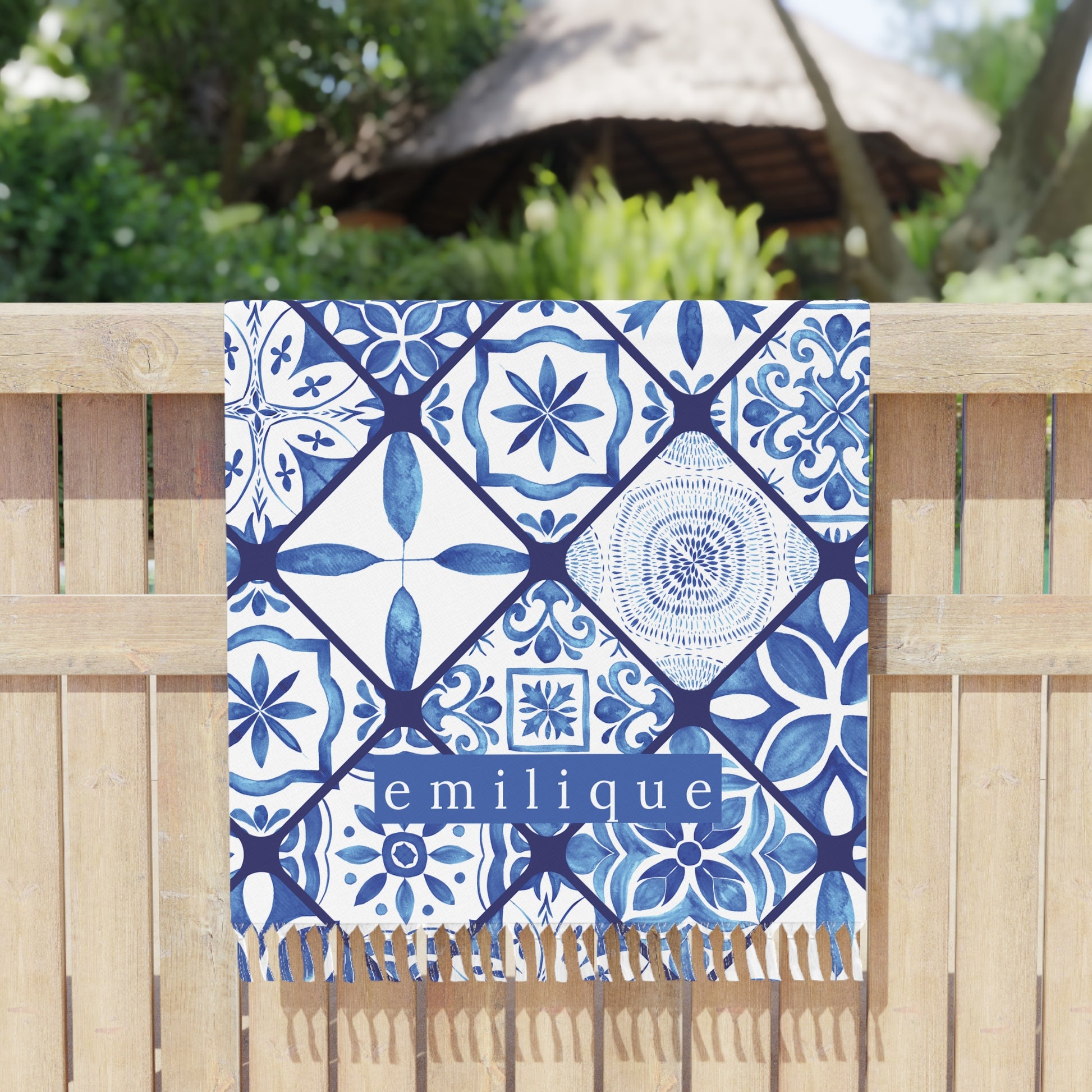 Boho Beach Towel | Azulejo Dream
