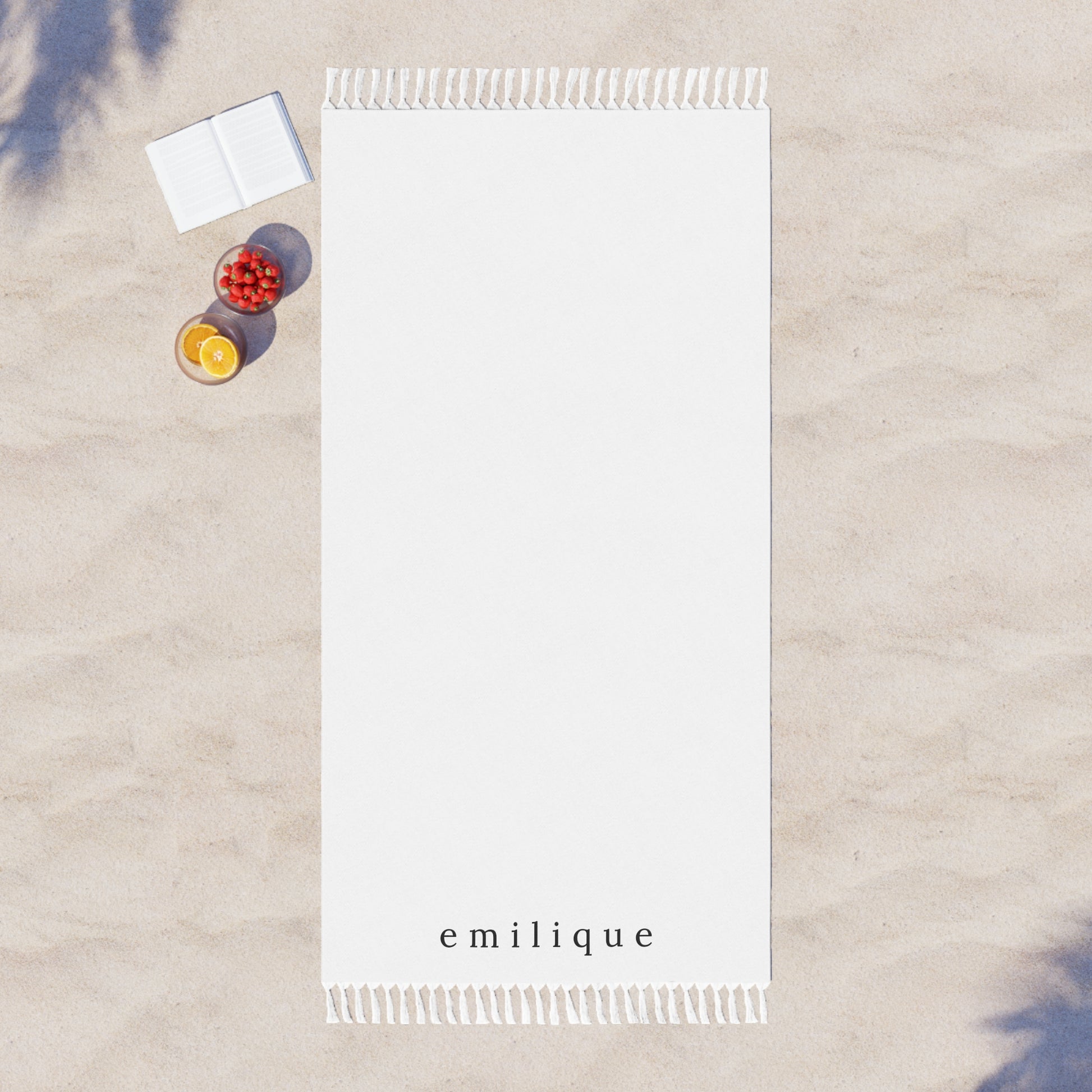 Boho Beach Towel | Signature Blanc