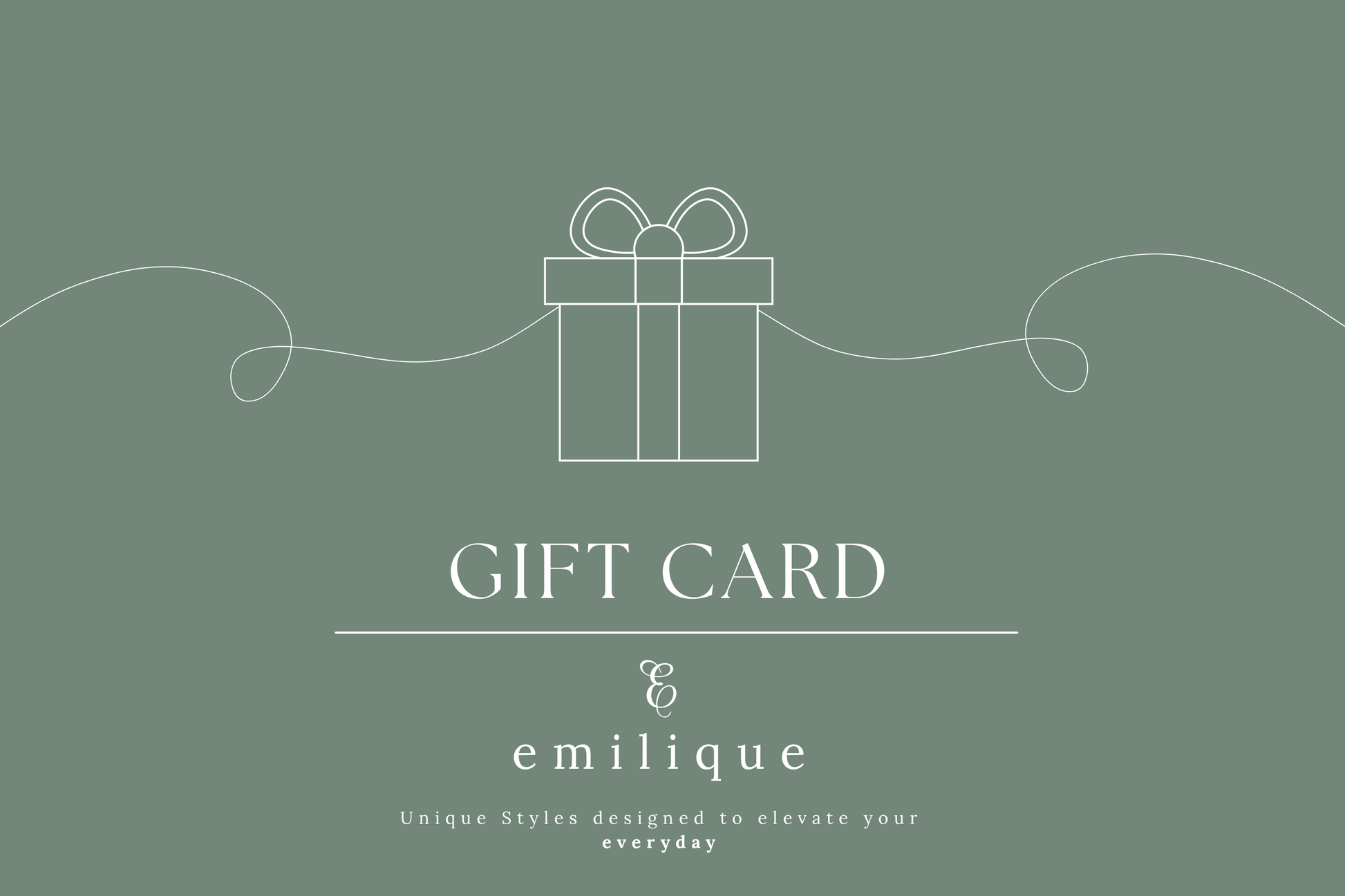 Gift Card (25 USD - 150 USD)