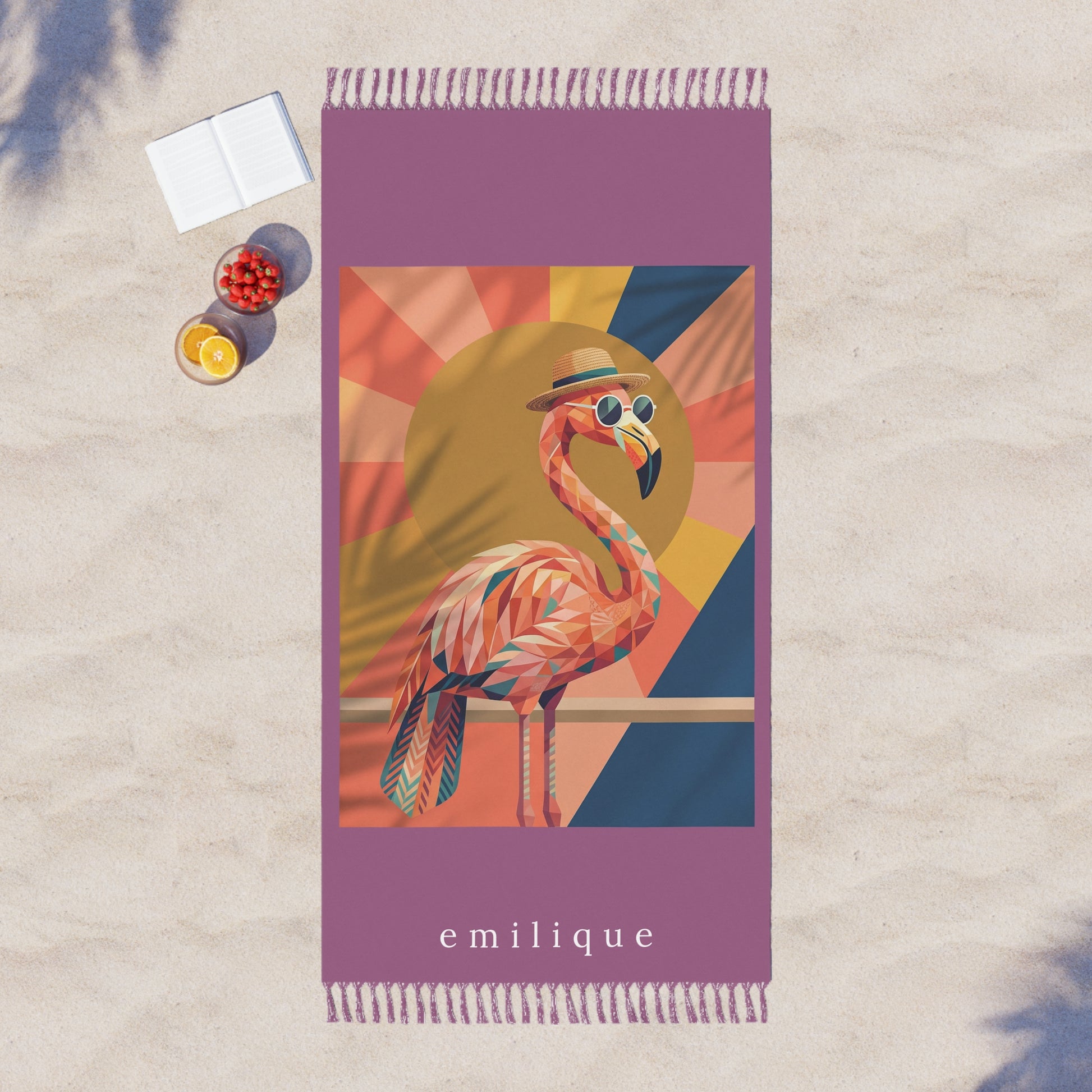 Boho Beach Towel | Stay Flamingo