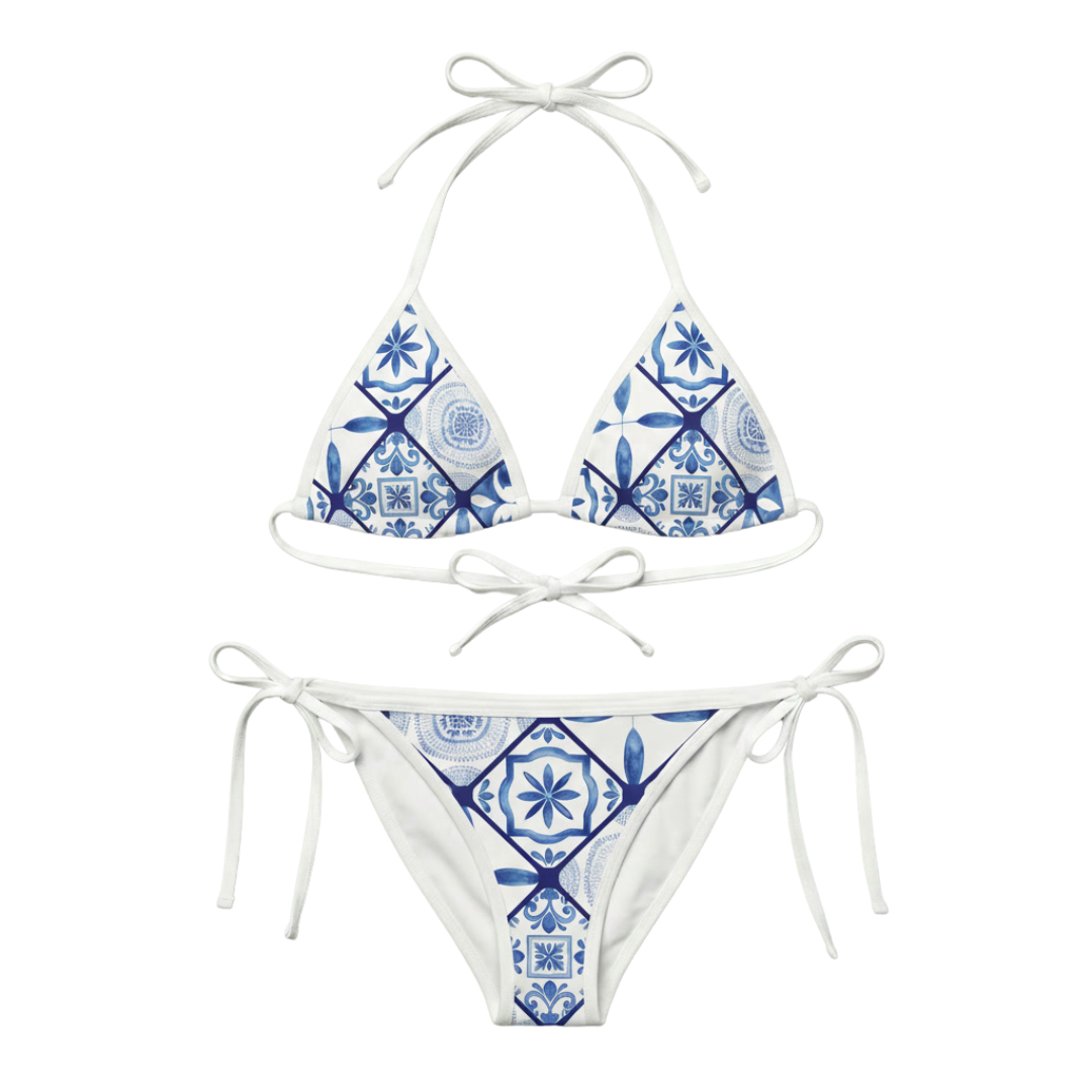 Tie-Side Bikini | Azulejo Dream
