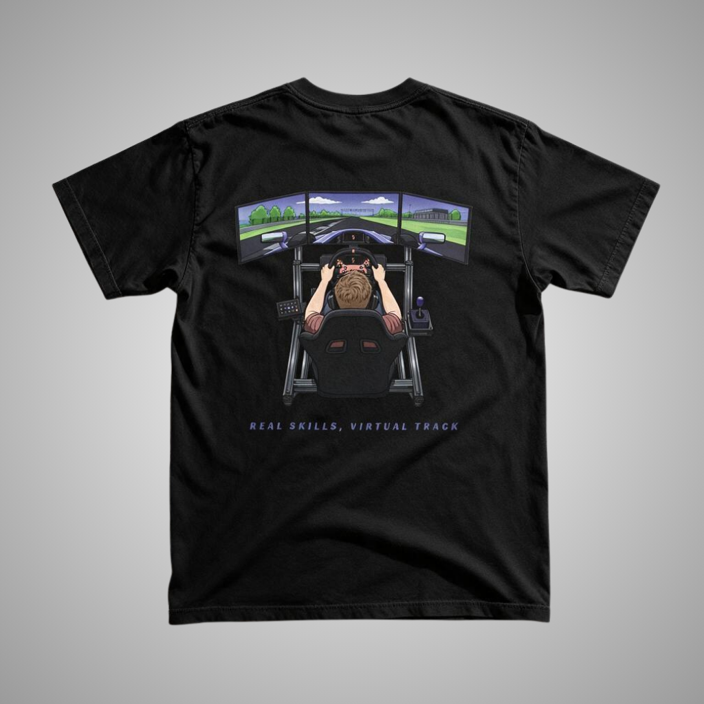 Real Skills, Virtual Track | T-Shirt