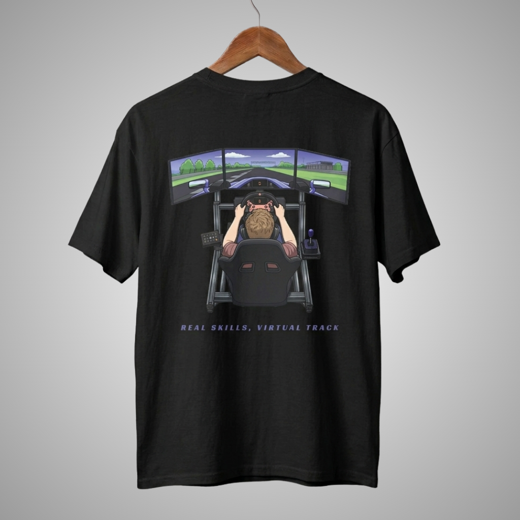 Real Skills, Virtual Track | T-Shirt