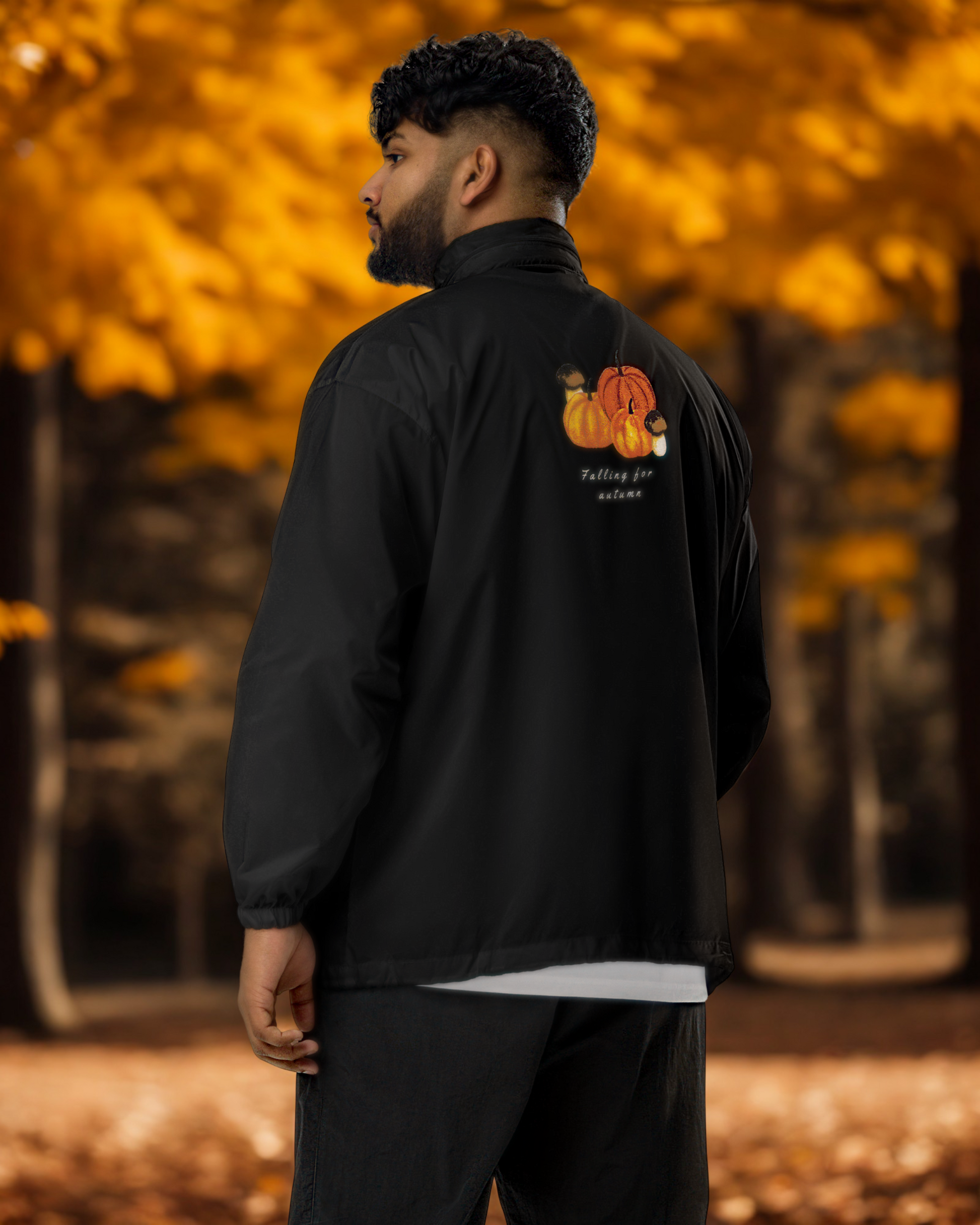 Falling Autumn Windbreaker by emilique