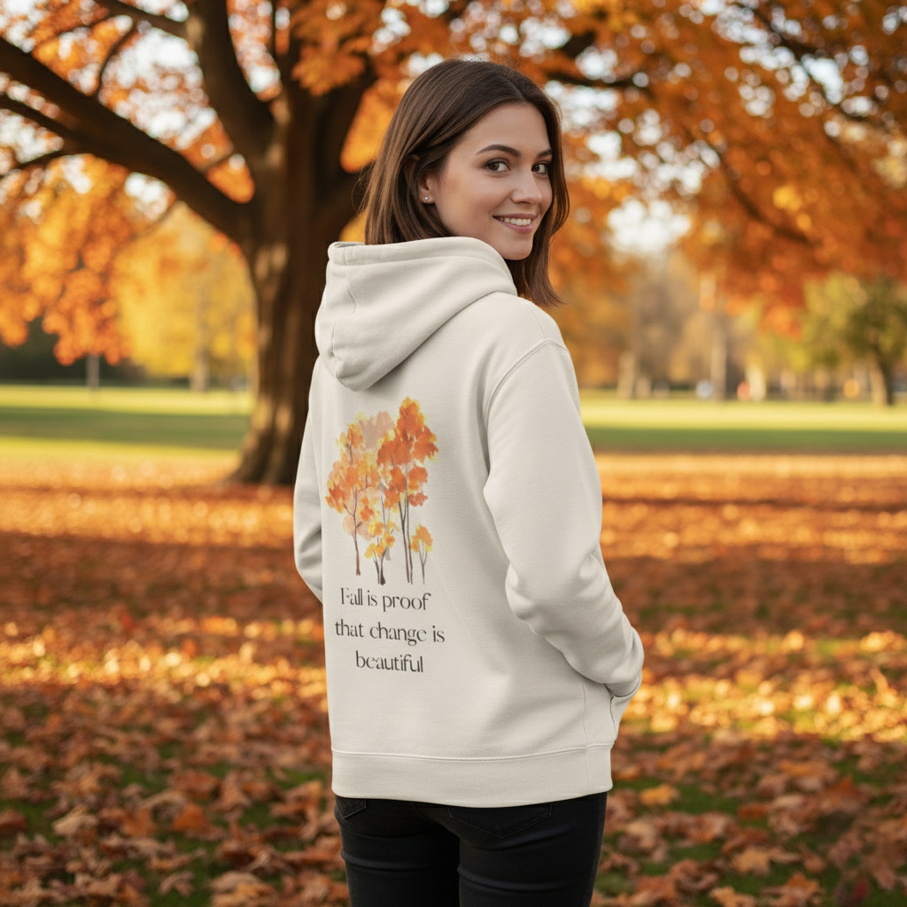 Change - Autumn Hoodie Light Beige