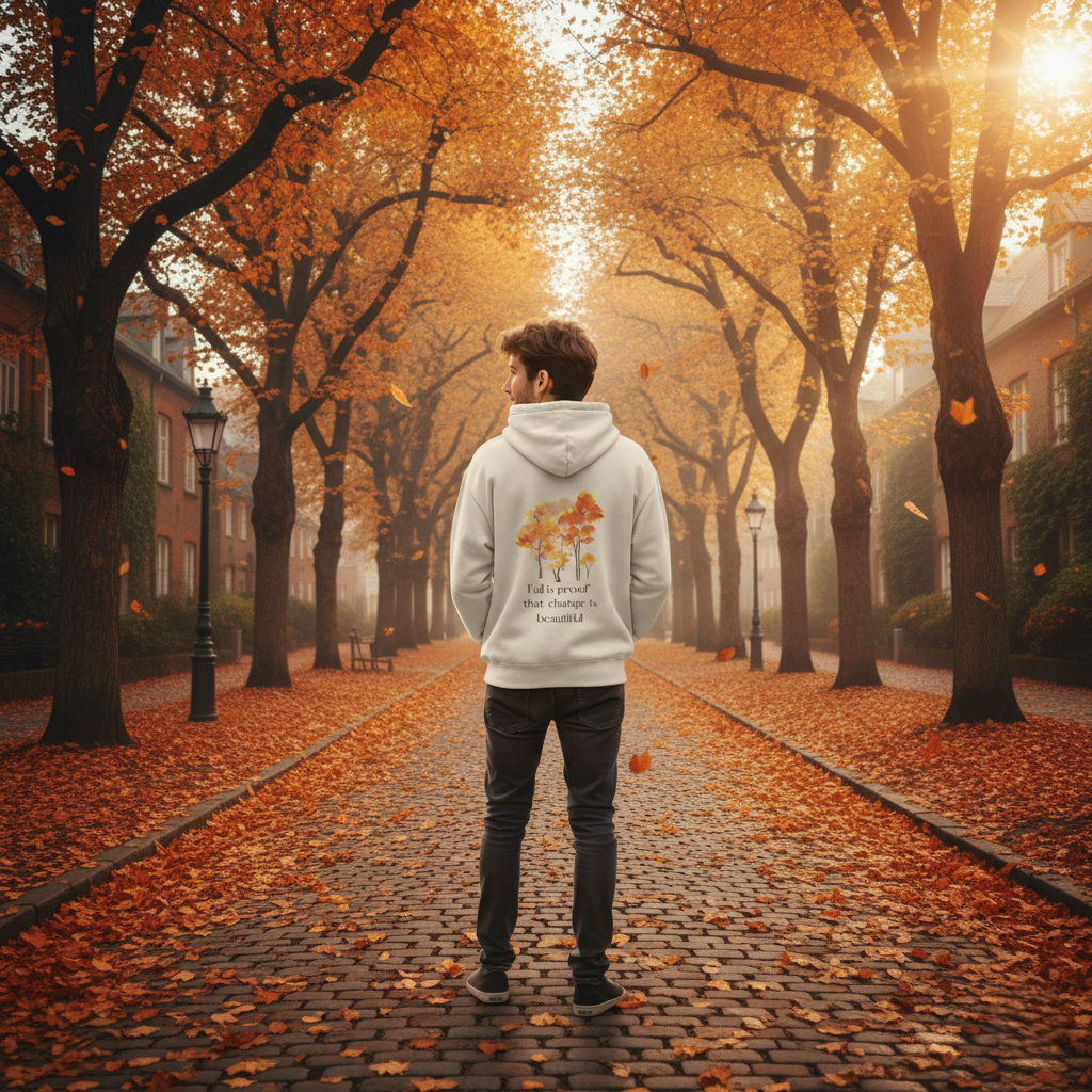 Change - Autumn Hoodie Light Beige