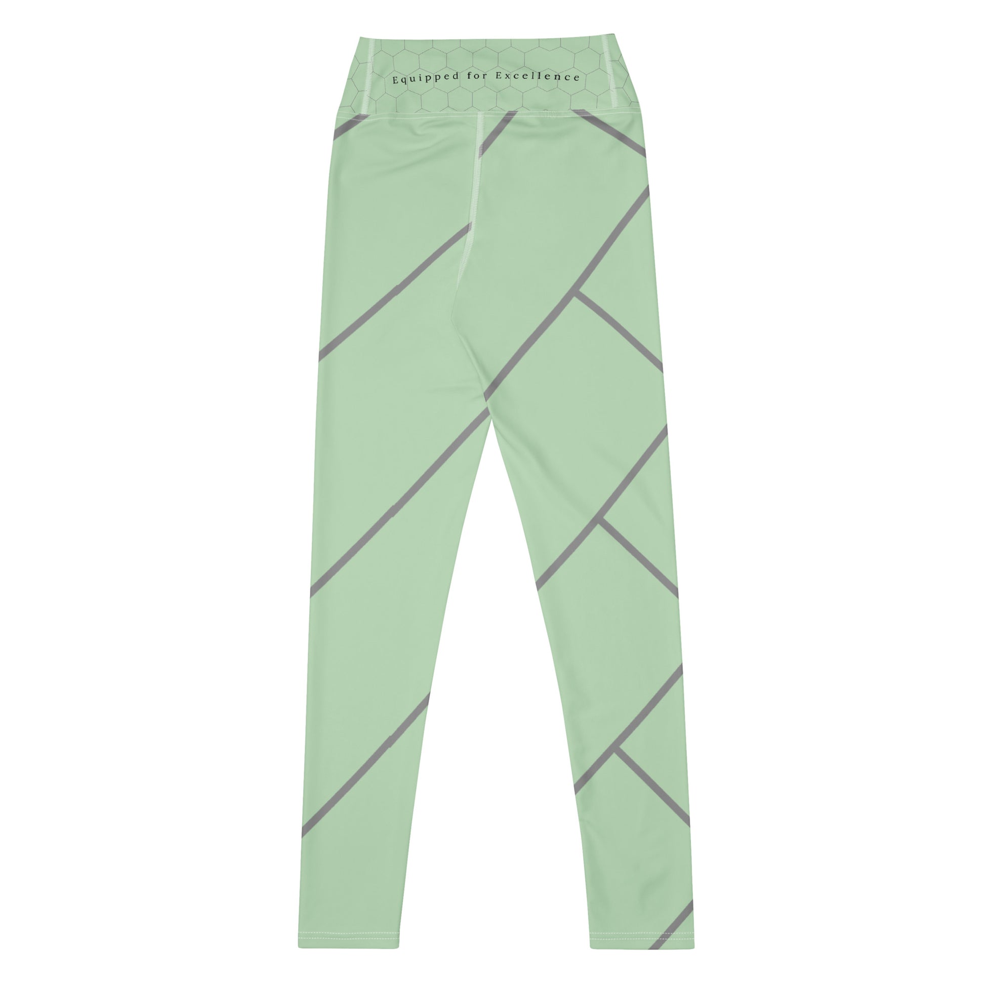 Grid Flow Leggings - Sage